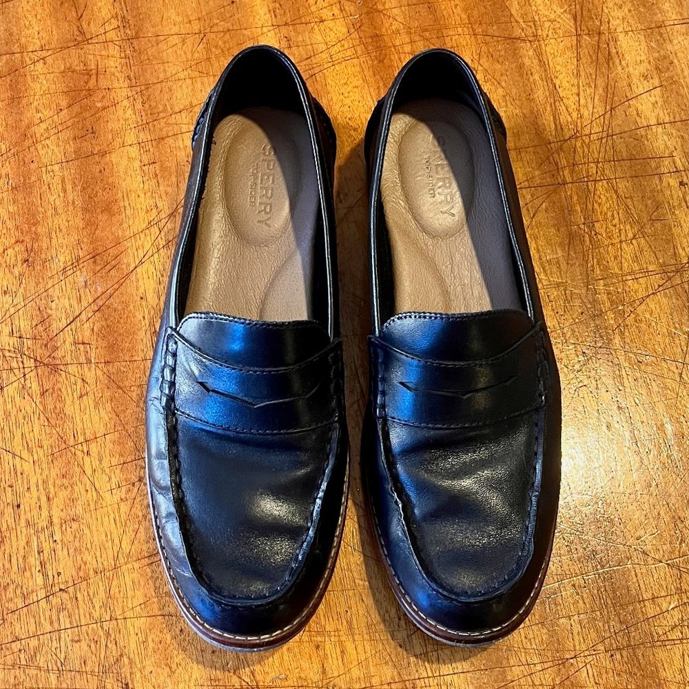 Sperry Women's Seaport Penny Leather Loafer 8.5